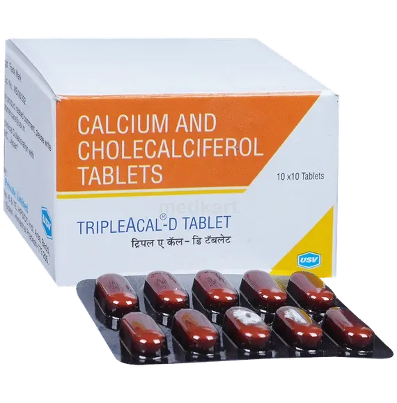 triple a cal d tablet 10's